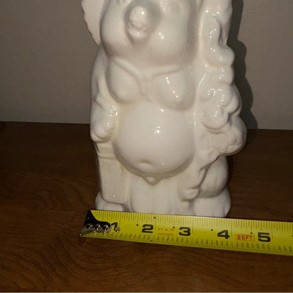 Vintage Tanuki Bear Collectible Beverage Tiki Mug Vase Ceramic 4”x3”x7” - Picture 10 of 13